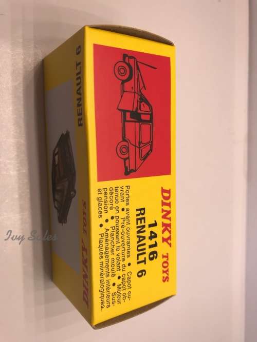 For RUDI only - Atlas Edition - DINKY TOYS  1416 - RENAULT 6