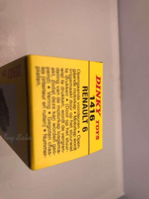 For RUDI only - Atlas Edition - DINKY TOYS  1416 - RENAULT 6