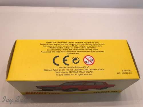 Atlas Edition - DINKY TOYS 1428 - Peugeot 304