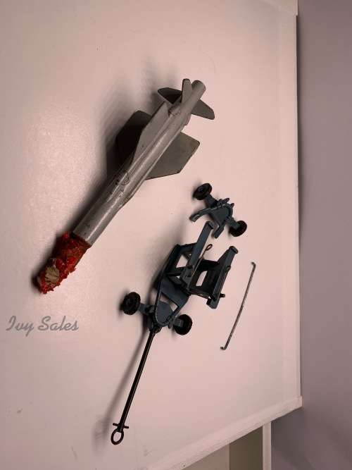 FOR CHRISTO ONLY- Corgi Toys Thunderbird Guided Missile on Trolley - PLEASE READ