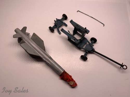 FOR CHRISTO ONLY- Corgi Toys Thunderbird Guided Missile on Trolley - PLEASE READ