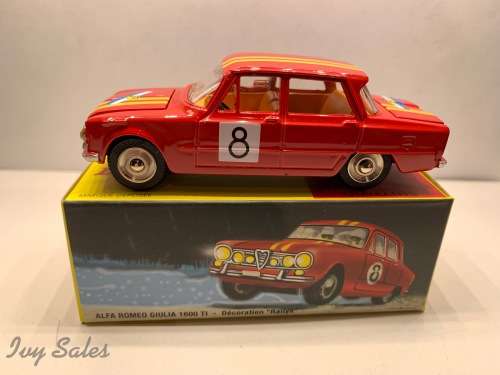 Atlas Edition - DINKY TOYS #1401 Alfa Romeo Giulia 1600 Ti Rally - SUPER RARE