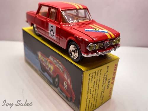 Atlas Edition - DINKY TOYS #1401 Alfa Romeo Giulia 1600 Ti Rally - SUPER RARE