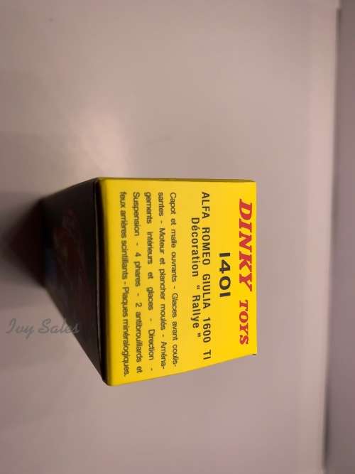 Atlas Edition - DINKY TOYS #1401 Alfa Romeo Giulia 1600 Ti Rally - SUPER RARE