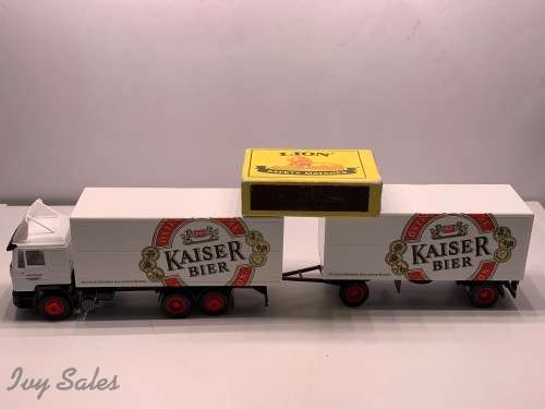 Wiking 1:87 Kaiser Bier Truck and Trailer