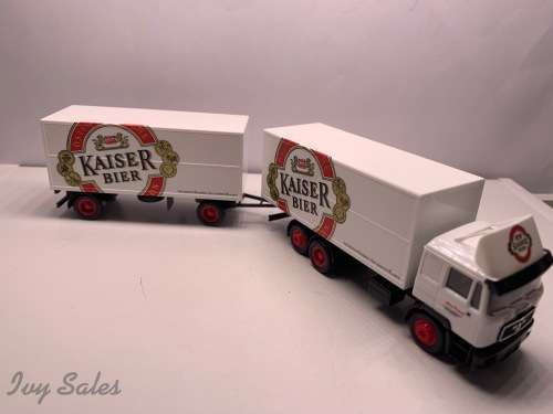 Wiking 1:87 Kaiser Bier Truck and Trailer