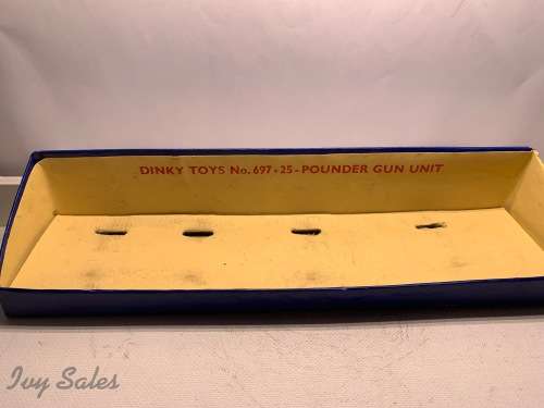 Dinky Toys #697 - 25 Pounder Field Gun Set + Original Box - MINT
