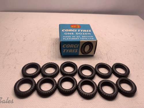 CORGI TOYS #1459 12 TYRES + ORIGINAL BOX