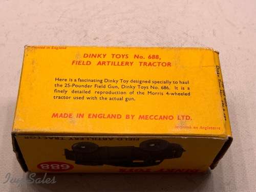 Dinky Toys #688 - Field Artillery Tractor + ORIGINAL BOX