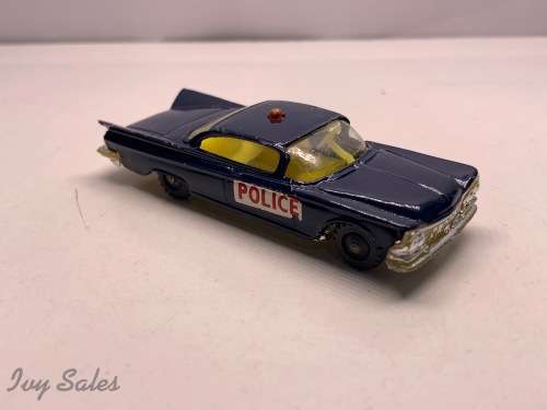 CORGI HUSKY #9 BUICK ELECTRA POLICE PATROL CAR