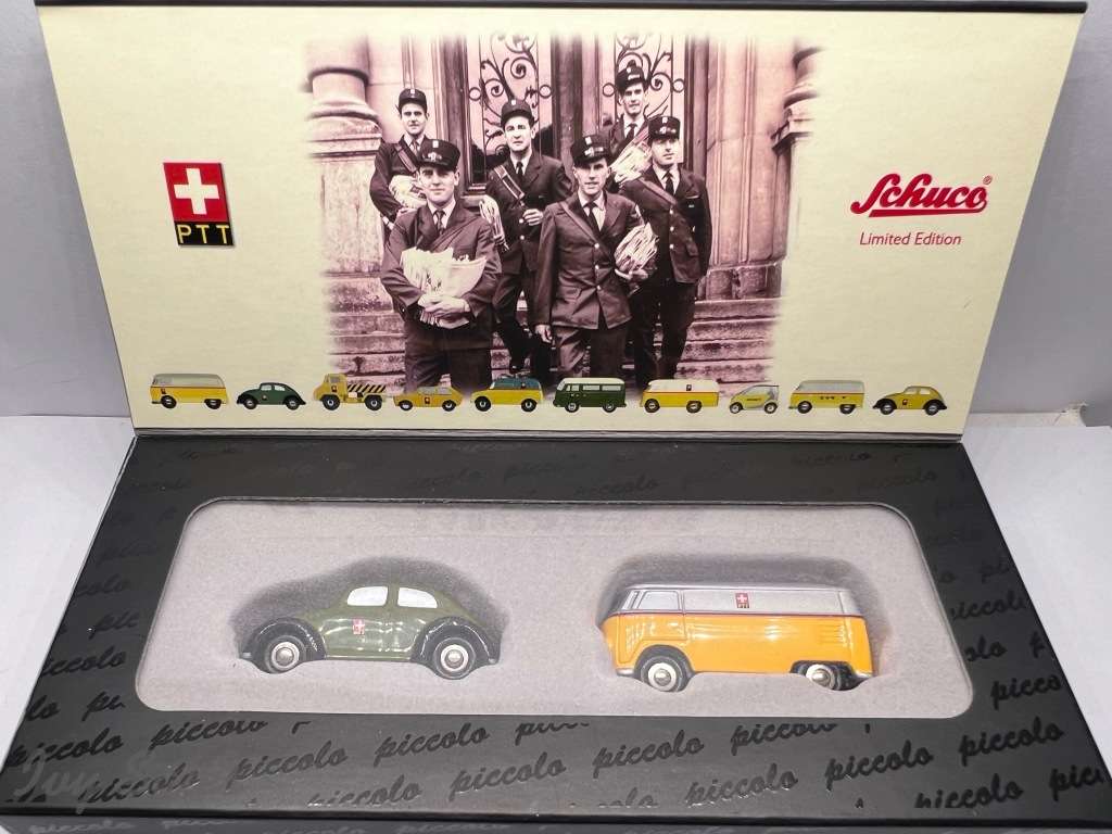 Piccolo Schuco - VW VOLKSWAGEN BEETLE & T1  Set + Original Box - Limited Edition