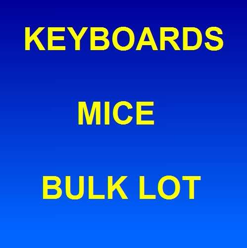 Keyboards Optical Mice PS2 Bulk Lot
