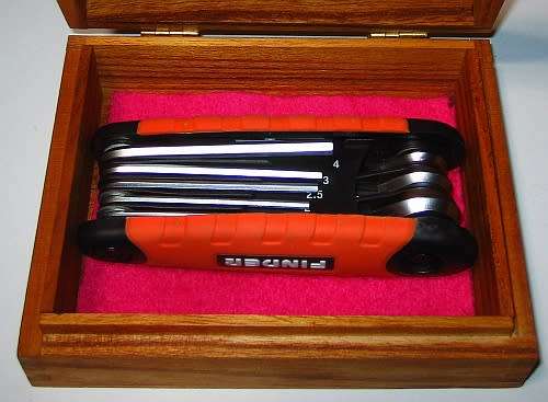 Allen Key Toolset in Wooden Box
