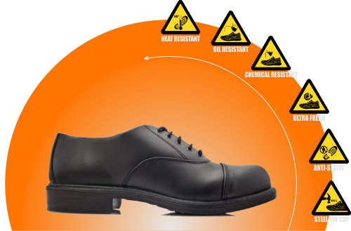 BOVA Oxford Safety Shoe