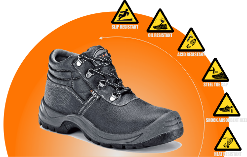 DOT Argon Safety Boot - Size 8