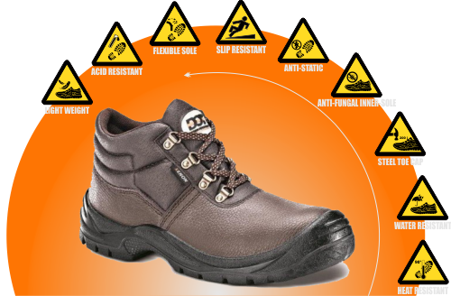 DOT Xenon Safety Boot - Brown