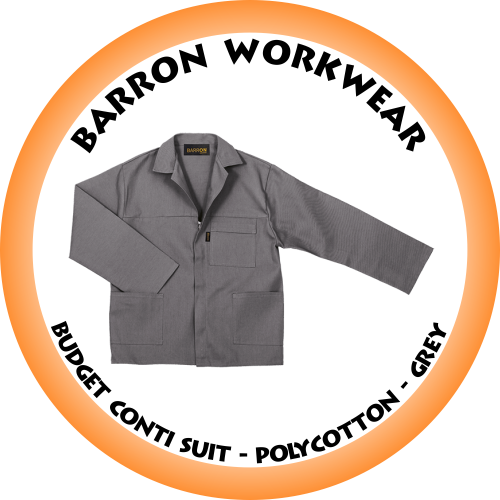 BARRON - Budget Conti Suit - PolyCotton - Grey