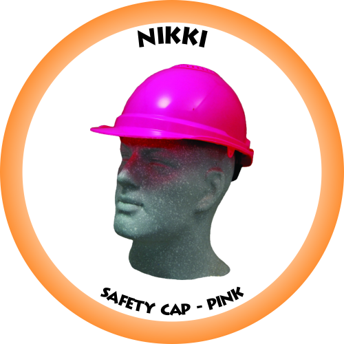 Nikki Hard Hat Industrial - Pink