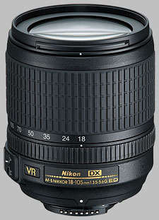 Nikon AF-S DX 18-105mm f/3.5-5.6 G ED VR (With Silent Wave and Stabilizer)