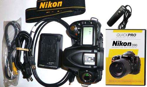 Nikon D90 DSLR + free remote control shutter + training DVD