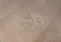 Vintage Etain Pur Pewter Plate