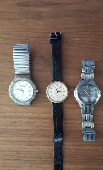 3 x watches Lanco / Win / Citizen (eco-drive) - very good condition.