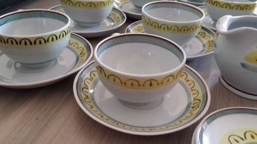 Arabia Finland porcelain 19 piece tea set