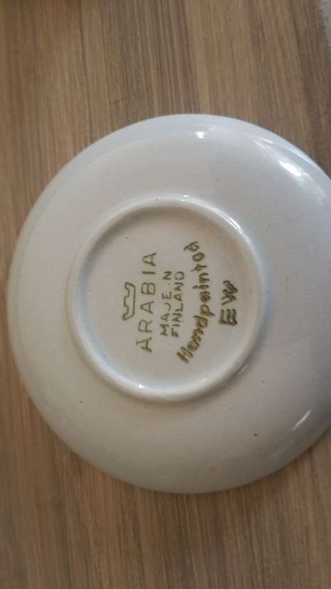 Arabia Finland porcelain 19 piece tea set