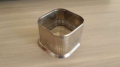 Vintage silver plated Jack Daniels bottle holder