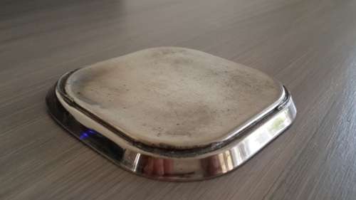 Vintage silver plated Jack Daniels bottle holder