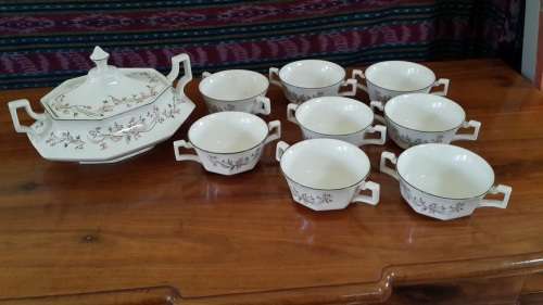 Beautiful antique sterliong silver brush in original box