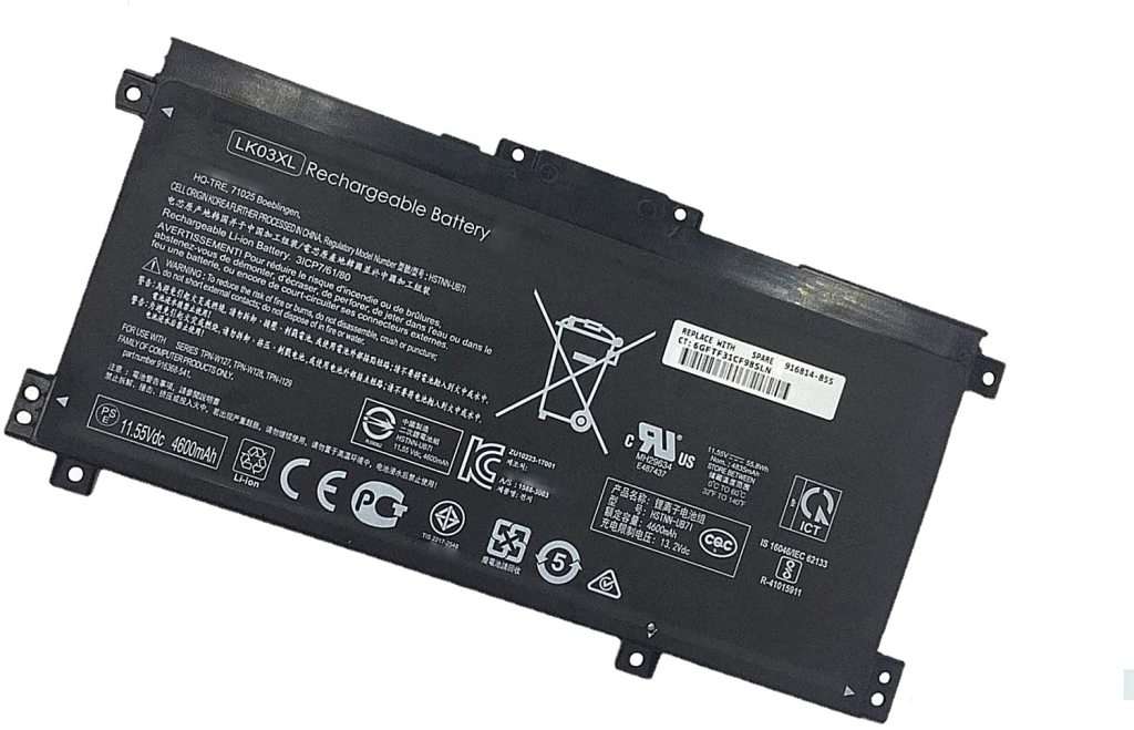 Battery for HP Envy X360 15, 15m & 17m Series (LK03XL)