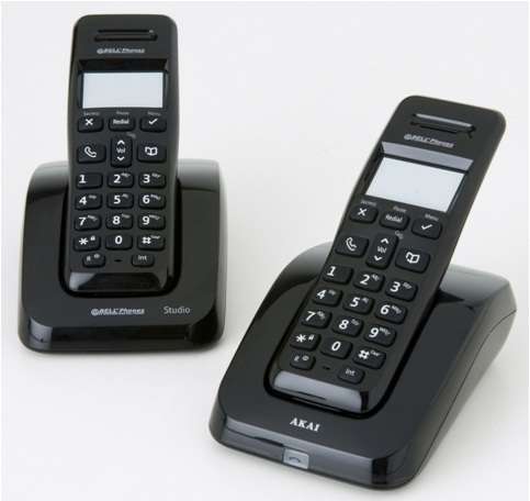5 x DIGITAL CORDLESS PHONES - BELL STUDIO 4200 DUO + 3 EXTRA PHONES