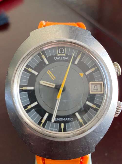 OMEGA MEMOMATIC Gents watch with date and alarm