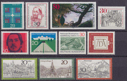 GERMANY : 53x SINGLE ISSUES (1970's) ..... CV R810+ ...... **MINT