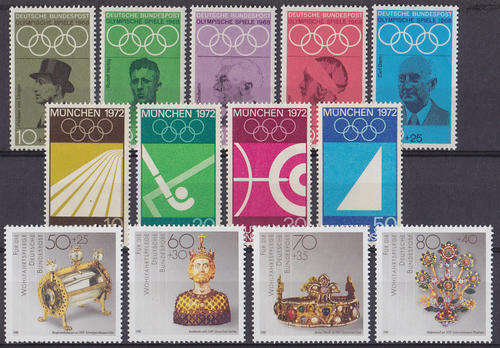 GERMANY : 9x COMPLETE SETS (**MINT) ... CV R479 ....