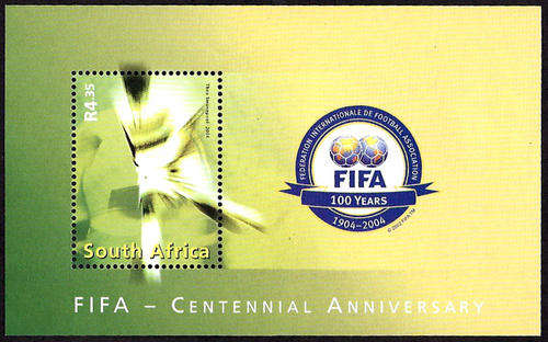 RSA : 2004, FIFA SOCCER CENTENNIAL ANNIVERSARY (**MINT)