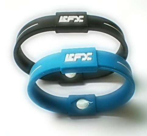 EFX - SILICONE POWER BAND **BLUE/WHITE** SMALL #In Stock#