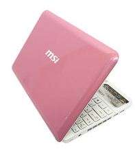PERFECT FOR THE LADIES! MSI U135DX PINK 10 "  Notebook
