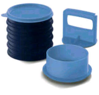 TUPPERWARE HAMBURGER FREEZER SET + FREE GIFT!!