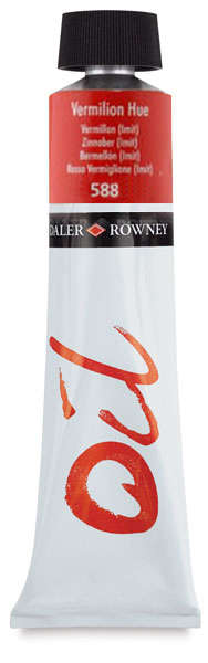Daler Rowney Graduate Oil tube 120ml Vermilion Hue