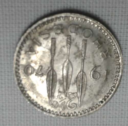 1970 Rhodesia 2 1/2c