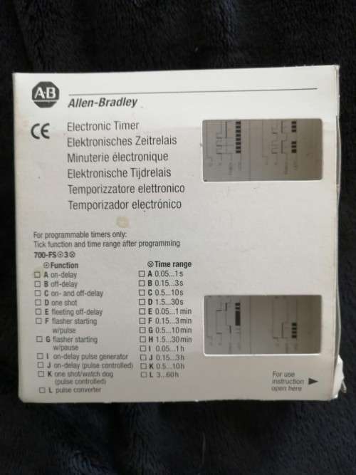 Allen-Bradley Allen Timing Relay 700-FSH3VU23 FSH3V