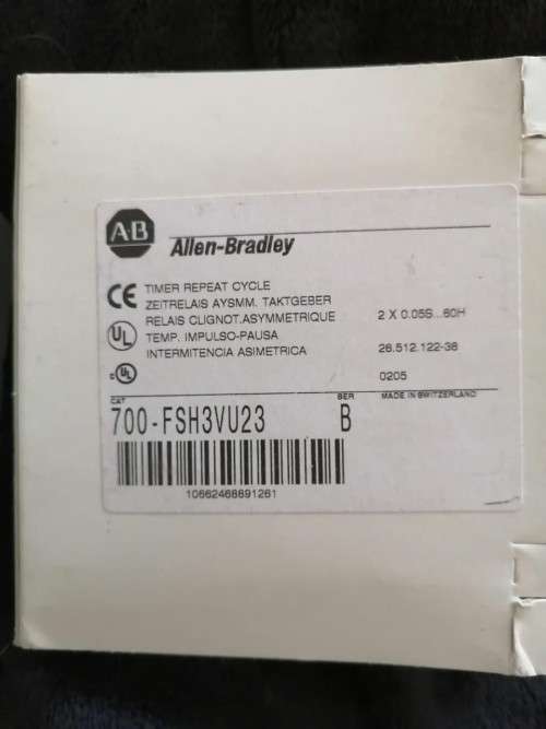 Allen-Bradley Allen Timing Relay 700-FSH3VU23 FSH3V