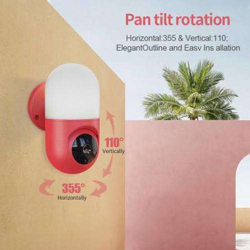 Camera Smart Snap Wall Lamp 1080P HD