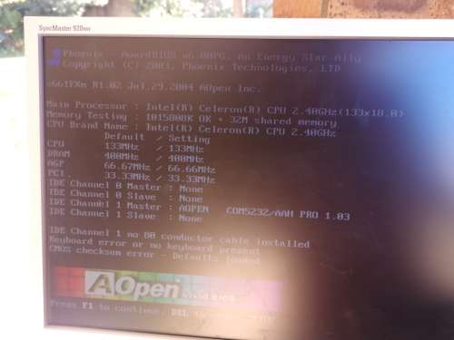 Acer Desktop Computer Celeron