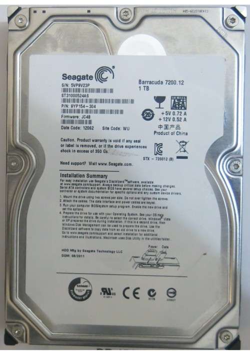 Seagate Barracuda 1TB Desktop Hard Drive 1000GB HDD