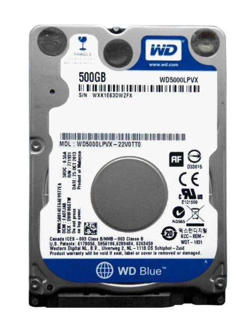 WD Western Digital 500GB Laptop Hard Drive - HDD