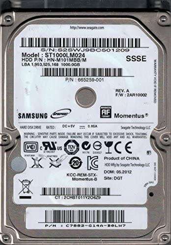 Seagate momentus 1Tb Laptop Hard Drive HDD