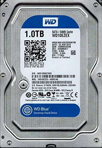 WD 1TB 1000GB Desktop Hard Drive HDD